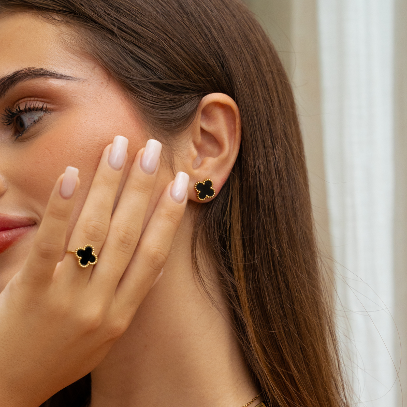 Vanilės auskarai (balti)