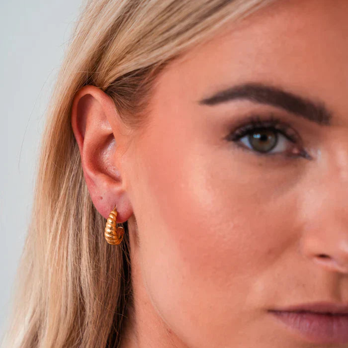 Kruasano formos auskarai