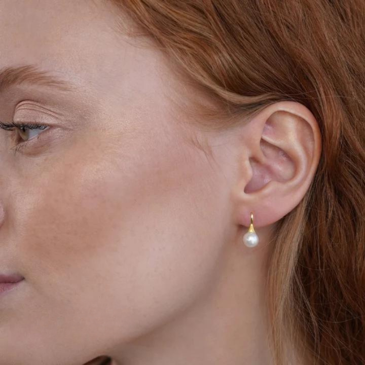 Auskarai su perlais Luminique