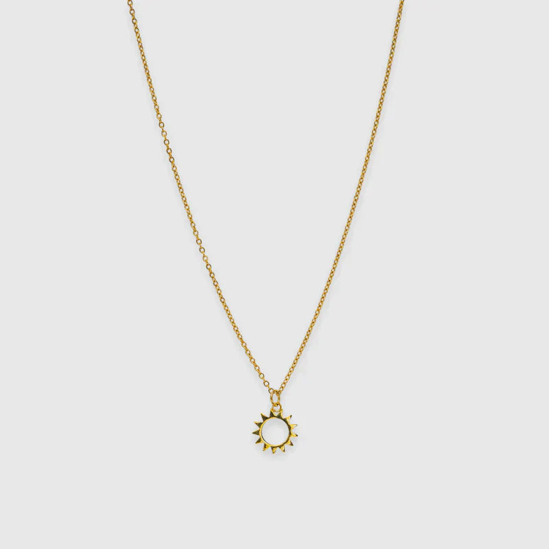 Kaklo vėrinys su saulės pakabuku