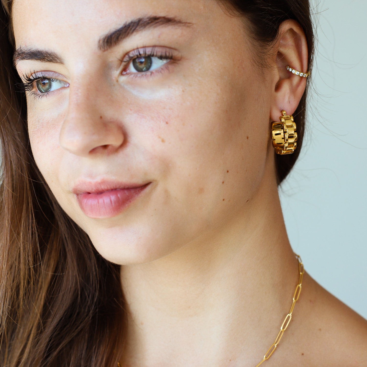 Grandinių rašto auskarai